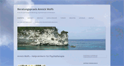 Desktop Screenshot of beratungspraxis-awolfs.de