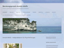 Tablet Screenshot of beratungspraxis-awolfs.de